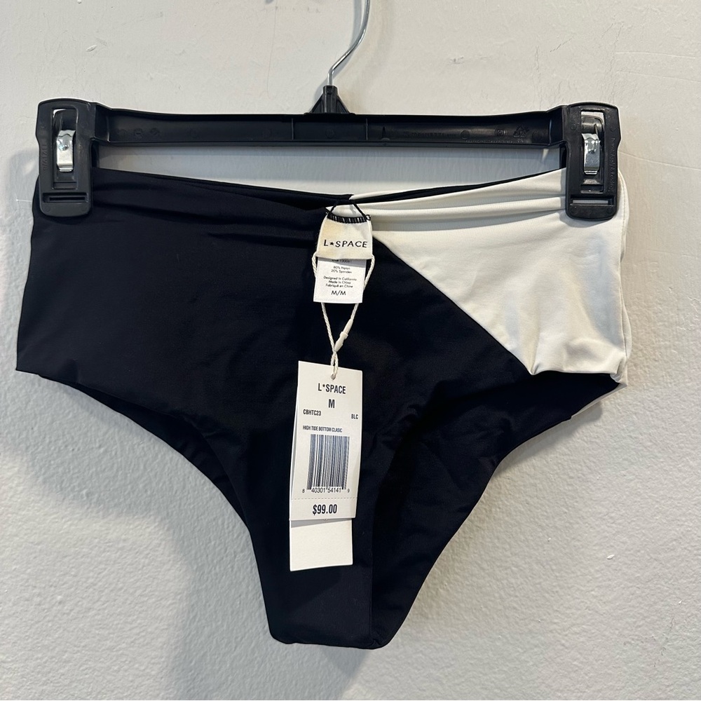 L*SPACE Color Block High Tide Bikini Bottom - Picture 3 of 8